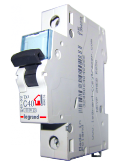 Авт. выкл. 1п C40A TX3 Legrand 404032 - фото 3980