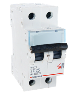 Авт. выкл. 2п C25A TX3 Legrand 404044 - фото 3987