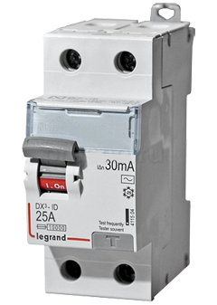 Дифф.выкл. ВДТ DX3-ID 2п 25А 30mА АС Legrand 411504 - фото 4061