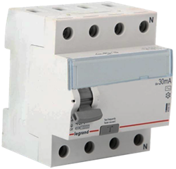 Дифф.выкл. ВДТ TX3 4п 40А 30mА АС Legrand 403009 - фото 4071