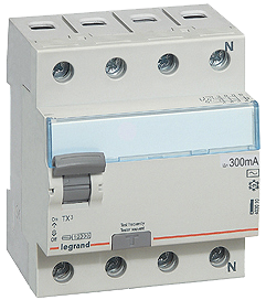 Дифф.выкл. ВДТ TX3 4п 40А 300mА АС Legrand 403043 - фото 4074