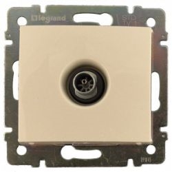 Розетка TV 10дБ оконечная Legrand Valena (Сл.кость) 774330 - фото 5171