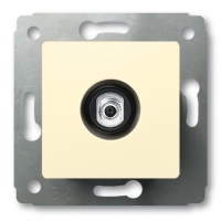 Розетка TV тип F 1.5дБ (слон.кость) Legrand Cariva 773799 - фото 5207