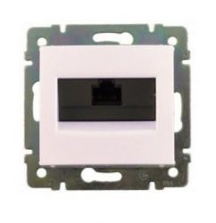 Розетка компьютерная без захват. RJ45 кат. 6е Legrand Valena (Белая) 774242 - фото 5226