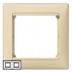 Рамка 2 поста горизонт. Legrand Valena (Сл.кость) 774352 - фото 5253