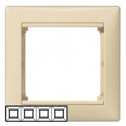 Рамка 4 поста горизонт. Legrand Valena (Сл.кость) 774354 - фото 5262