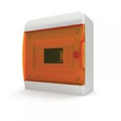 Щиток накладной(оранж.дверь) IP40 TEKFOR 8 модулей BNO - фото 5468