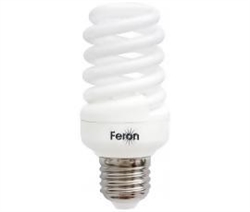 Лампа энергосберег. Feron ELT19 15Вт E14 T2 spiral(2700К) - фото 5858