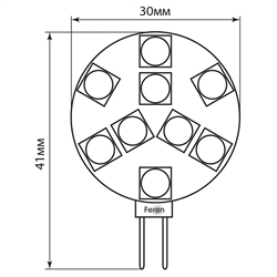 Лампа LED Feron LB-16 2Вт G4 2700K - фото 5950