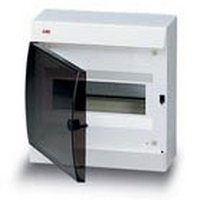 Щиток накладной(черн.дверь) IP41 ABB 8 модулей Unibox - фото 7638