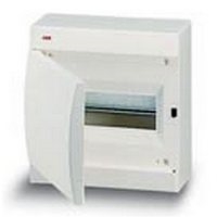 Щиток накладной(бел.дверь) IP41 ABB 8 модулей Unibox - фото 7643