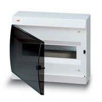 Щиток накладной(черн.дверь) IP41 ABB 12 модулей Unibox - фото 7645