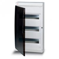 Щиток накладной(черн.дверь) IP41 ABB 36 модулей Unibox - фото 7651