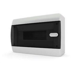 Щиток накладной(черн.дверь) IP40 TEKFOR 12 модулей CNK - фото 8648