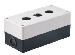 Корпус КП103 для кнопок 3места белый TDM - фото 8816