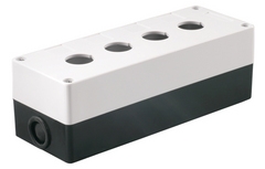 Корпус КП104 для кнопок 4места желтый TDM - фото 8819