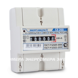 Счетчик однофазный CE200-R5 148 М6 Энергомера - фото 9127