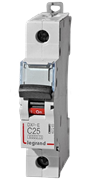 Авт. выкл. 1п C25A 6kA Legrand DX3-E  407265