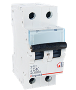Авт. выкл. 2п C40A TX3 Legrand 404046