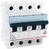 Авт. выкл. 4п C10A TX3 Legrand 404068