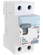 Дифф.выкл. ВДТ TX3 2п 25А 300mА АС Legrand 403038