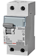 Дифф.выкл. ВДТ TX3 2п 63А 300mА АС Legrand 403040