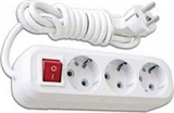 Удлинитель 3гн 3м ПВС 3х1 с/з c выключателем VIKO