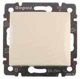 Выключатель одноклавишный 10А Legrand Valena (Сл.кость) 774301