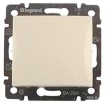 Переключатель 1 клавишный 10А Legrand Valena (Сл.кость) 774306