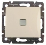 Выключатель 1 клавишный с подсветкой 10А Legrand Valena (Сл.кость) 774310