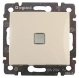 Переключатель промежуточный с подсветкой 10А Legrand Valena (Сл.кость) 774348