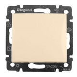 Кнопка 10А Legrand Valena (Сл.кость) 774311