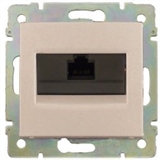 Розетка компьютерная без захват. RJ 45х1 Legrand Valena (Сл.кость) 774138