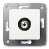Розетка TV проходная 14дБ (Белая) Legrand Cariva 773680