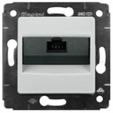 Розетка компьютерная RJ 45 UTP с захват. кат.6е (Белая) Legrand Cariva 773641