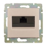 Розетка компьютерная RJ45 кат.6 FTP Legrand Valena (Сл.кость) 774132