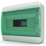 Щиток накладной(зелён.дверь) IP40 TEKFOR 12 модулей BNZ