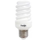 Лампа энергосберег. Feron ELT19 20Вт E27 T2 spiral(2700К)