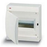 Щиток накладной(бел.дверь) IP41 ABB 8 модулей Unibox