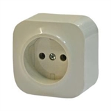 Розетка 1-я без зазем. Legrand Quteo (Сл.Кость) 782240
