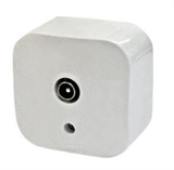 Розетка телевизионная Legrand Quteo (Белая) 782215