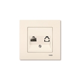 Розетка компьютерная (Cat6) (крем.) Viko Karre