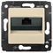 Розетка компьютерная RJ 45 UTP с захват.кат.6е(слон.кость) Legrand Cariva 773741 - фото 5213
