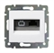 Розетка тел./интер. RJ11/RJ45 UTP кат.5е/6 Legrand Valena (Белая) 770080 - фото 5222