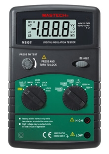 Мегаомметр цифровой MS 5201 - фото 8109